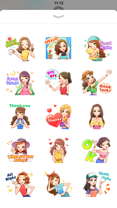 Screenshot #1 pour Fashionable Girls3 Sticker