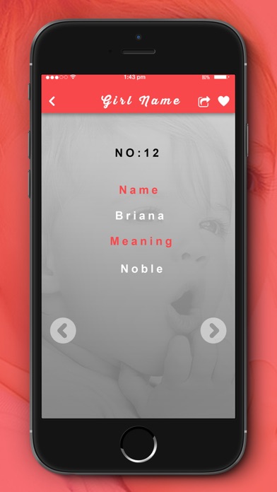 Screenshot #3 pour Baby Names Assistant