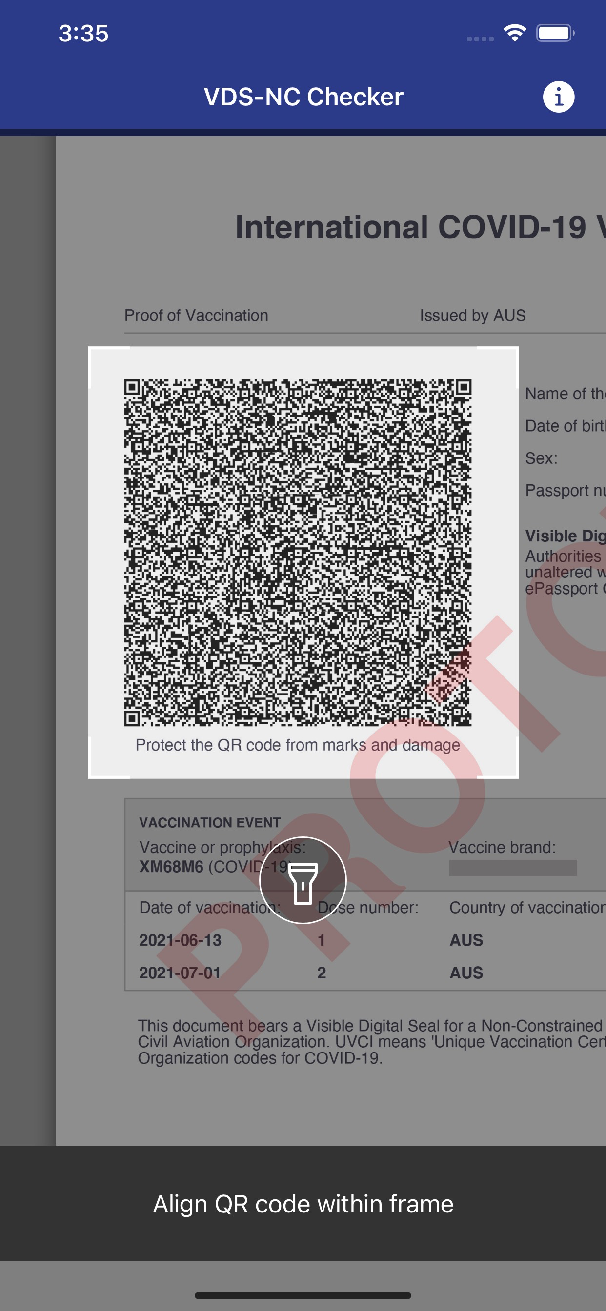 VDS-NC Checker