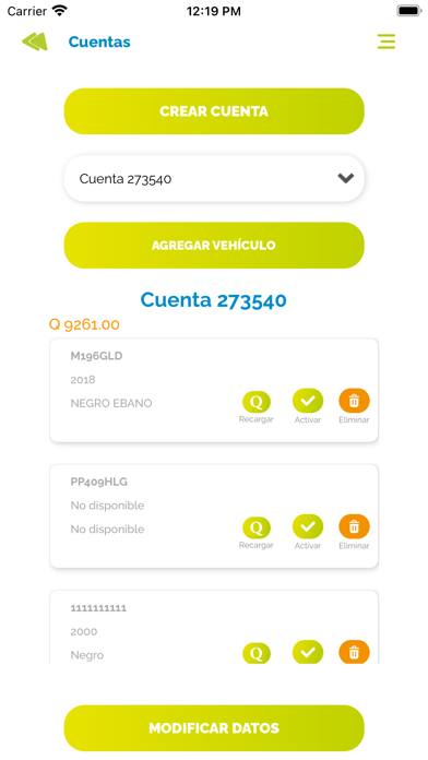 VAS Screenshot