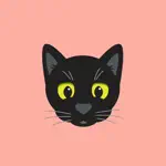 Black Kitty Sticker Pack App Contact