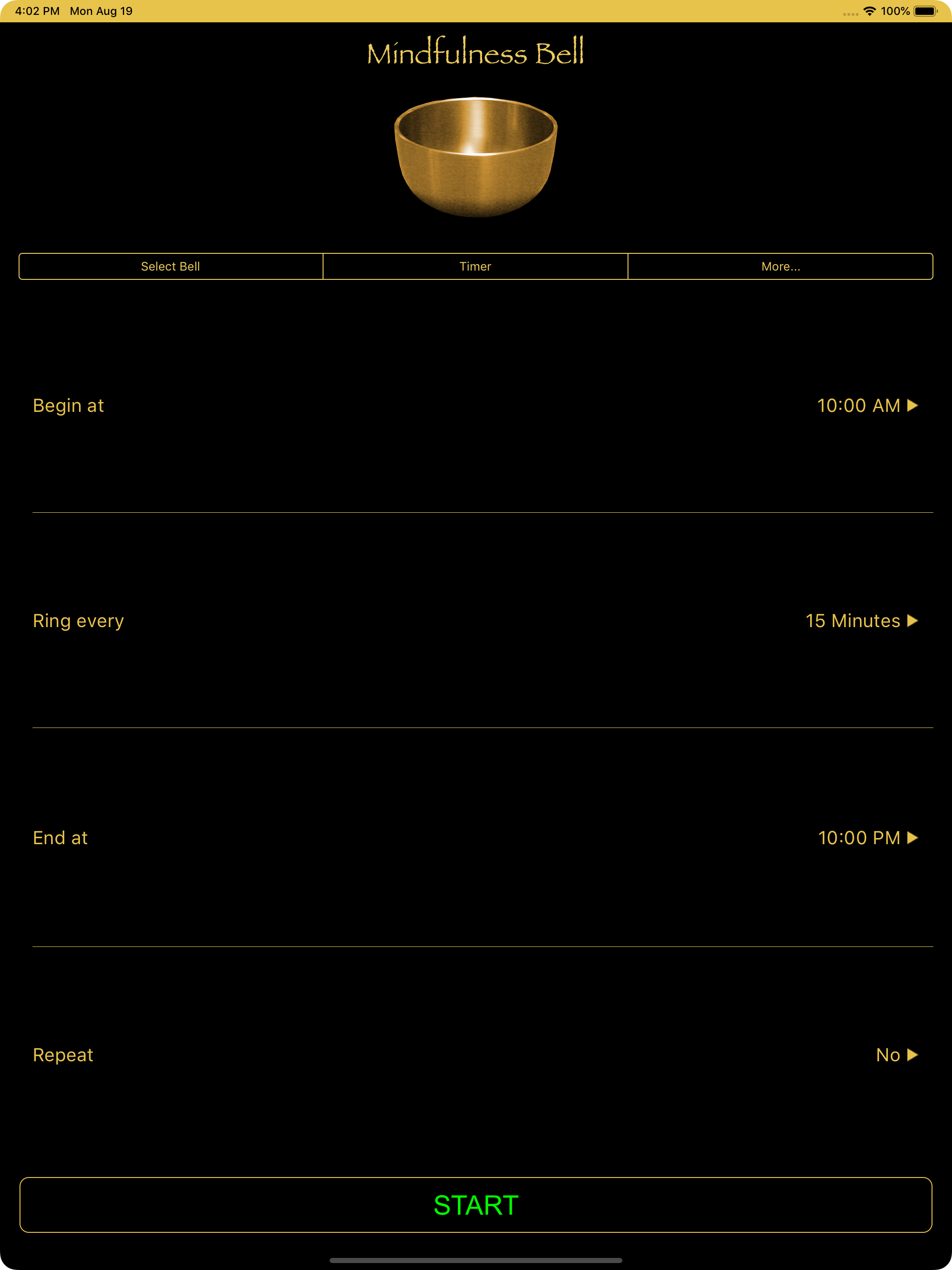 Mindfulness Bell screenshot 7