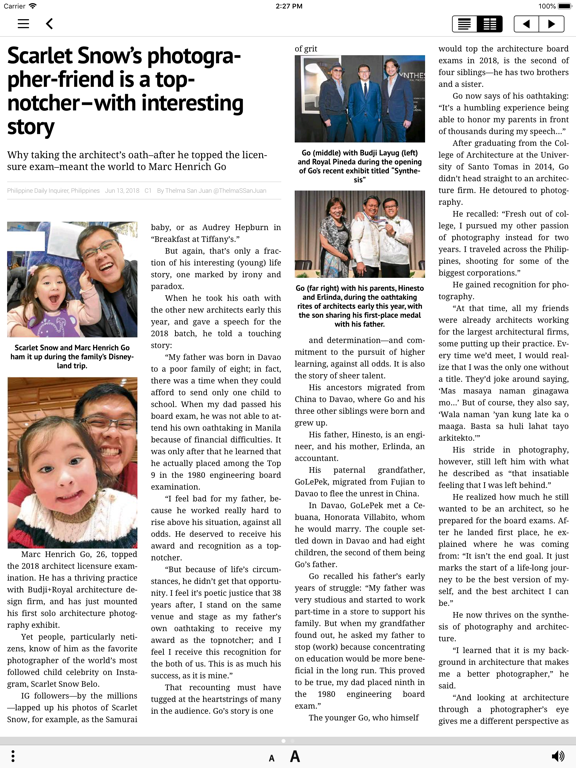 PDI E-Reader iPad screenshot 8 - News app