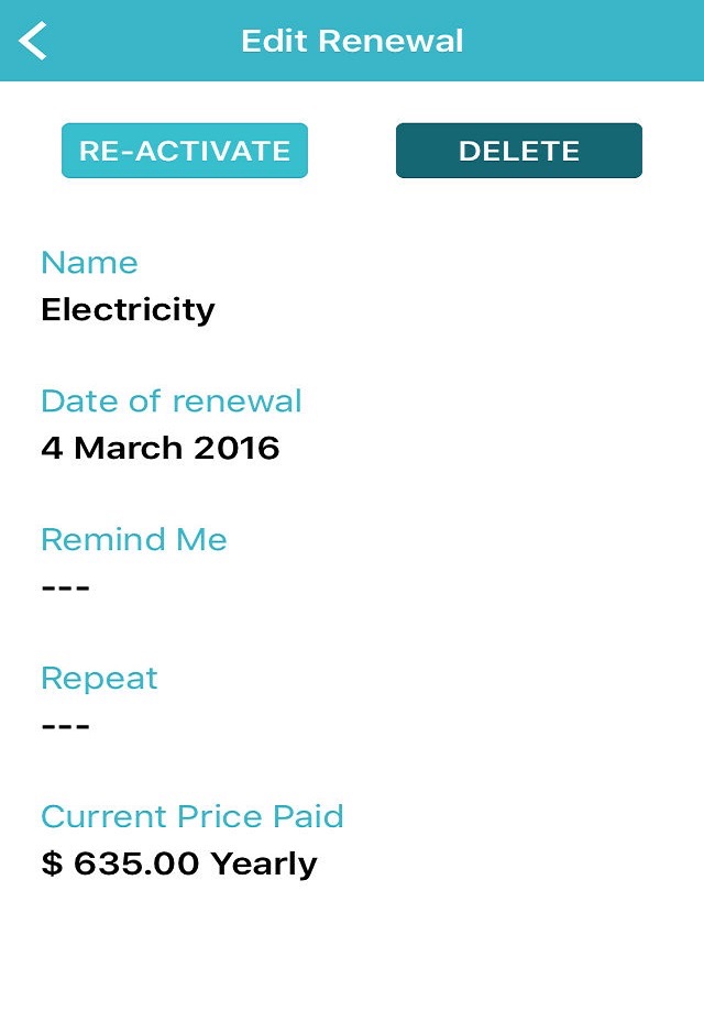 RenewMe screenshot 4