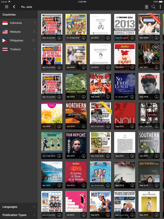 PDI E-Reader iPad screenshot 4 - News app