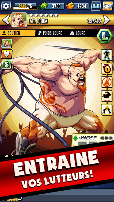 Screenshot #3 pour Muscle Hustle - PvP Wrestling