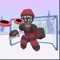Collect hockey pucks, avoid from obstacles, shoot them to goalkeeper and win the game