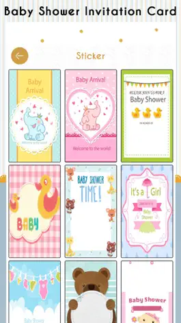 Game screenshot Baby Shower Invitation Card HD apk
