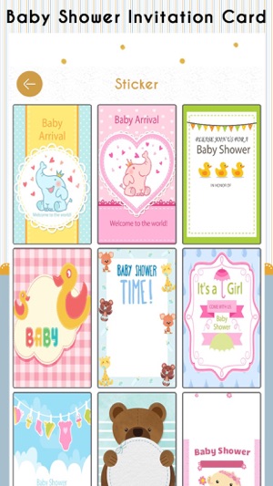 Baby Shower Invitation Card HD(圖2)-速報App