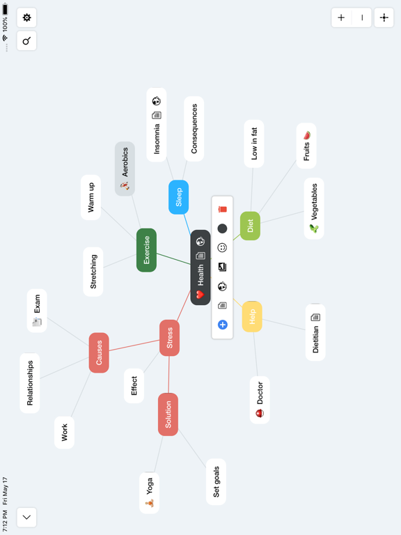 Mindify- Mind Mapping iPad screenshot 3 - Productivity app