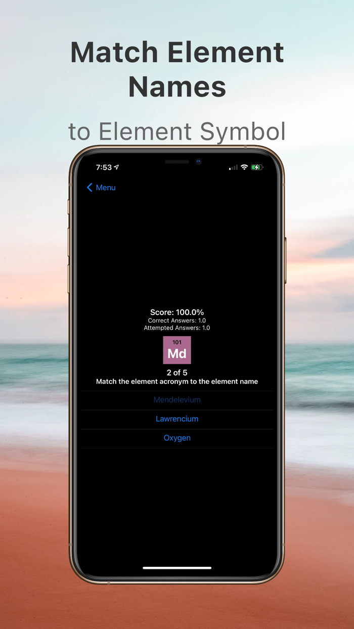 Periodic Table Element Quiz