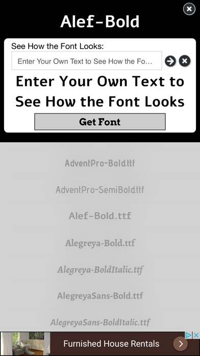 Screenshot #3 pour Font-Finder