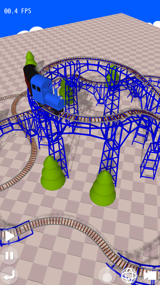 #4. Toy Train 3D (iOS) 由: Kouichi Hayashi