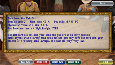 Cowboy Cardsharks Poker Screenshot