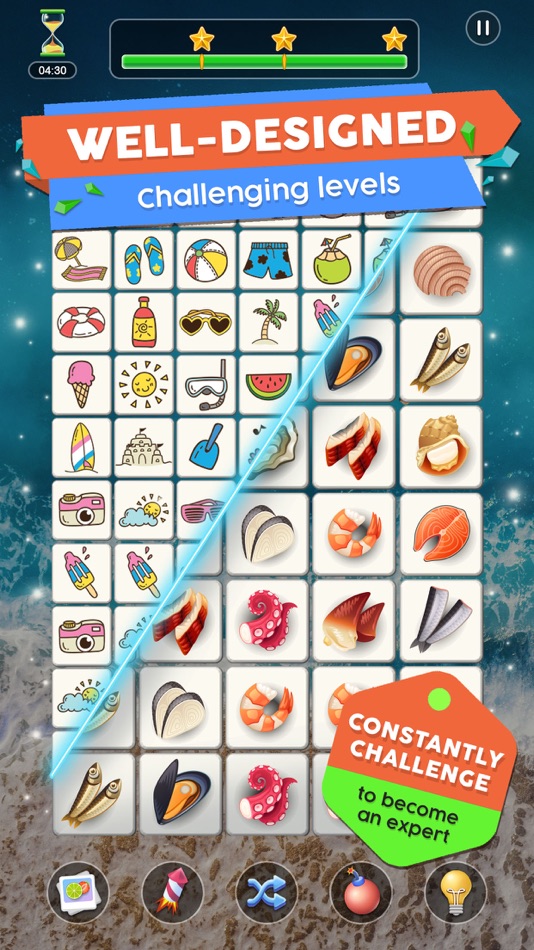 #6. Tile Connect - Match Puzzle (iOS) By: D2M STUDIO COMPANY LIMITED