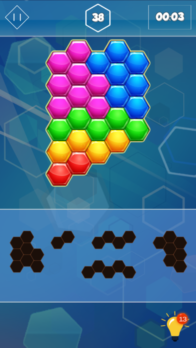 Hexa Battle Block Puzzle Screenshot