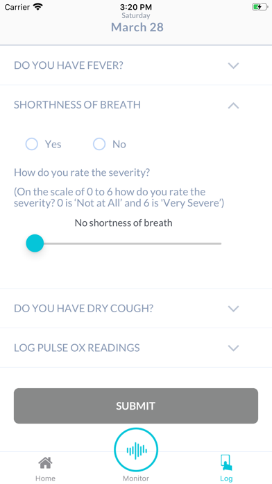 Curie Respiratory Care Screenshot
