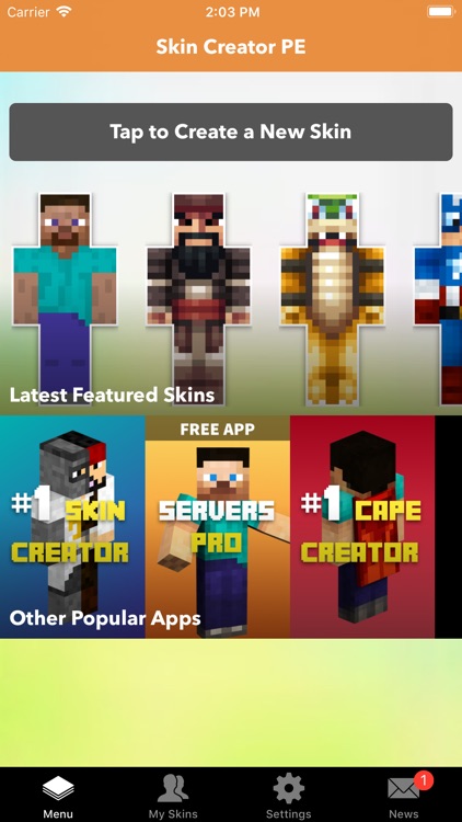 Skin Creator PE for Minecraft