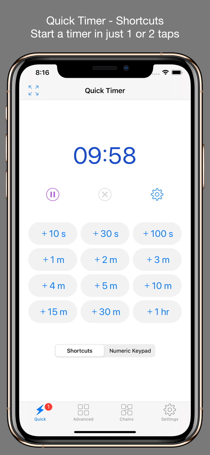 1Timer - Voice Timer screenshot 2