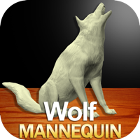 Wolf Mannequin