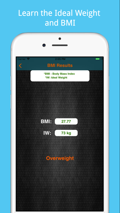 Bmi: Ideal Weight Calculator Screenshot