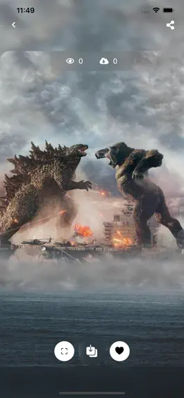 Game screenshot HD wallpaper for Godzilla apk