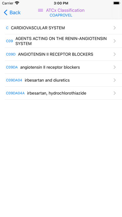 Drug Interactions Screenshot