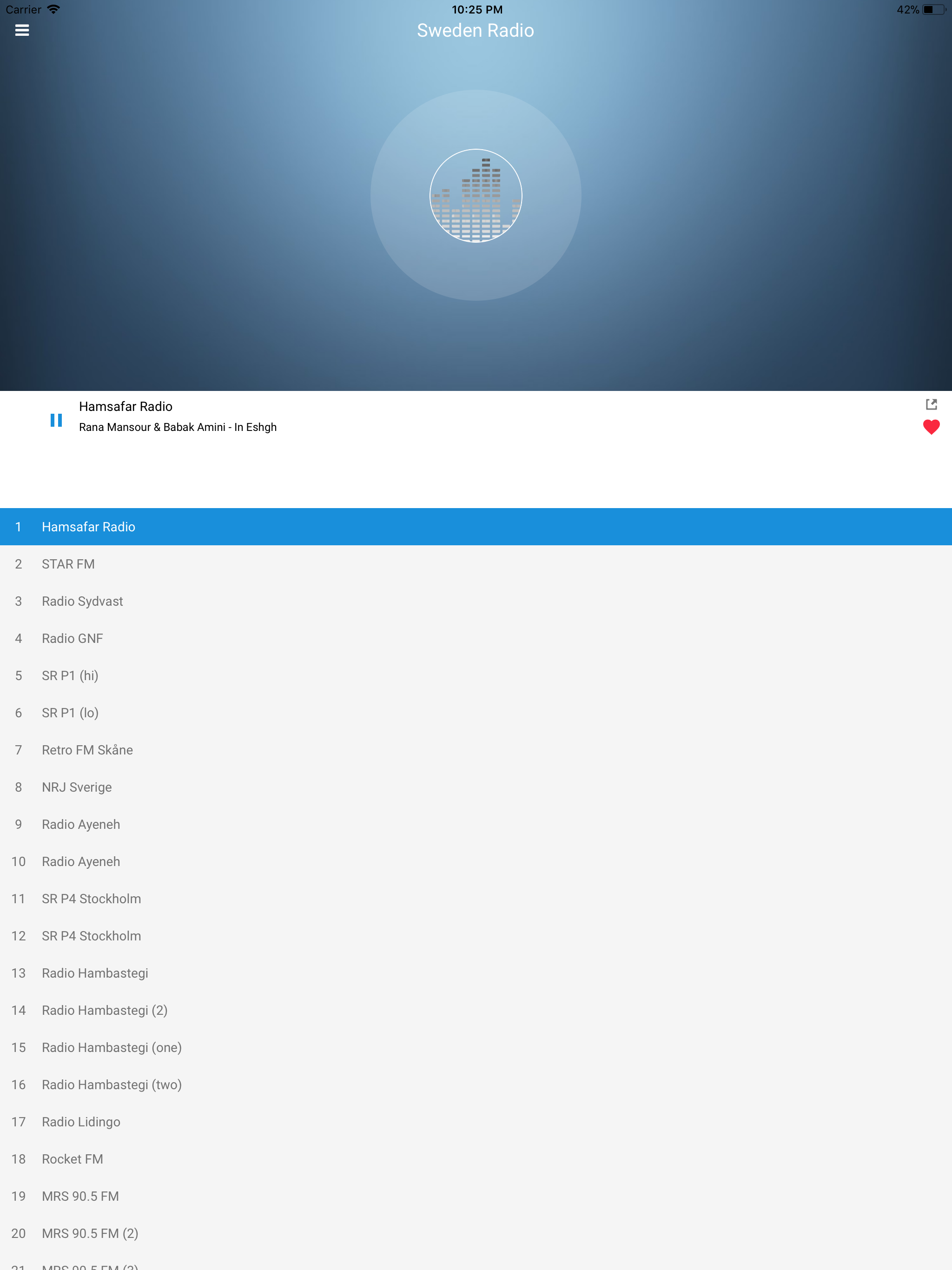 Sweden Radio Station: Swedish screenshot 7