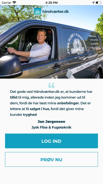 Håndværker.dk PartnerLogin
