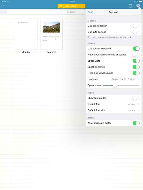Screenshot #6 pour WTR Notebook