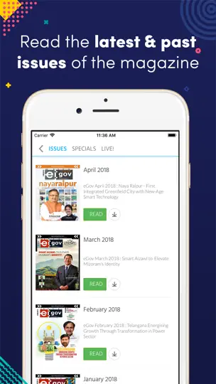 Скриншот EGov на iPhone 1