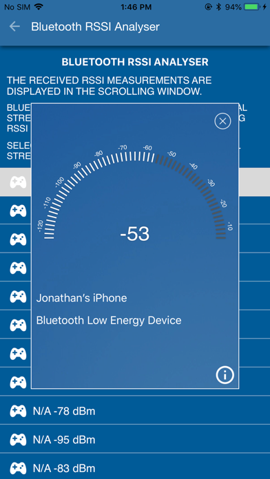 Screenshot #3 pour BluetoothRSSIAnalyser