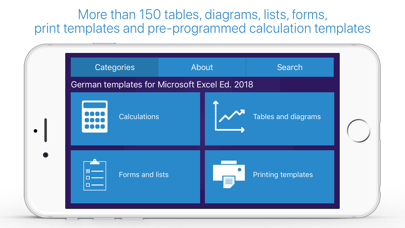 German Templates for MS Excel Screenshot