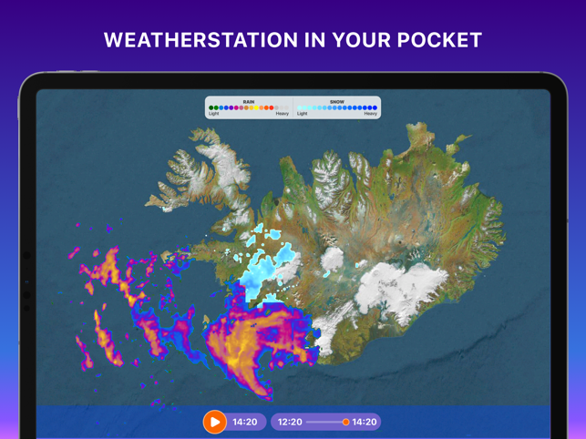 ‎RAIN RADAR ° 实时天气地图屏幕截图