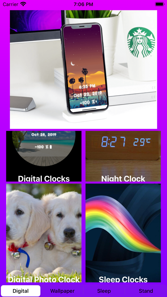 #1. ClockDisplay - Time Wallpaper (iOS) 由: Abdulla Yasin