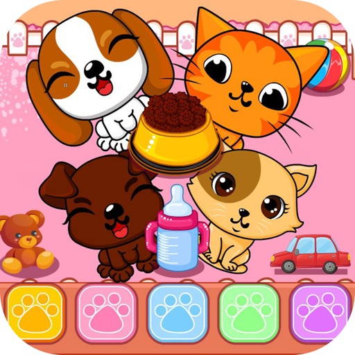 Pet care center - Animal games icon