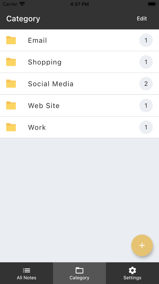 #1. Password Notepad | P-Note (iOS) 由: NAOYA ONO