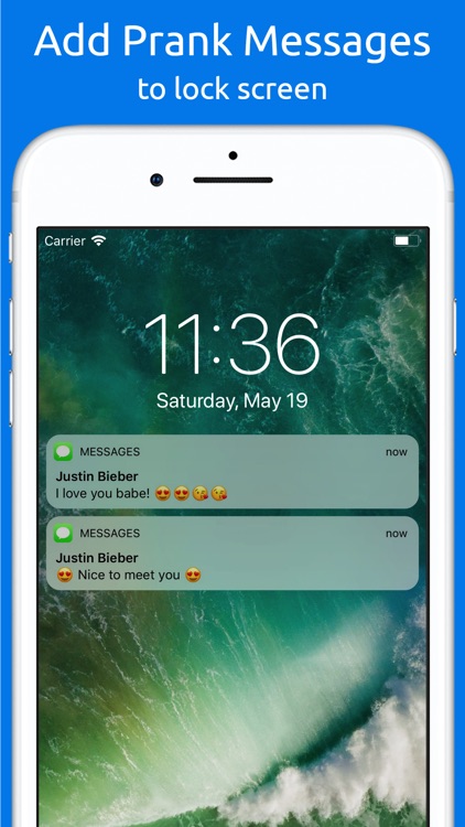 Fake Text Message.