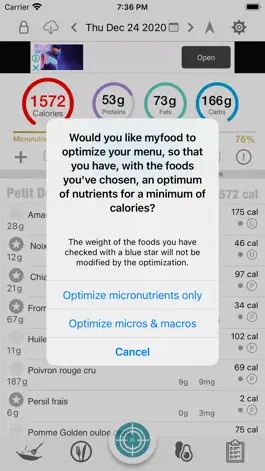 Game screenshot myfood xp hack