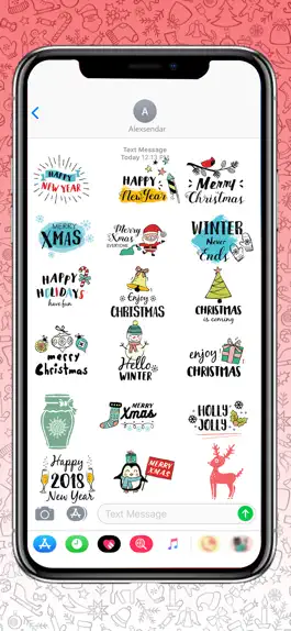 Game screenshot Hand Drawn Santa Emojis mod apk