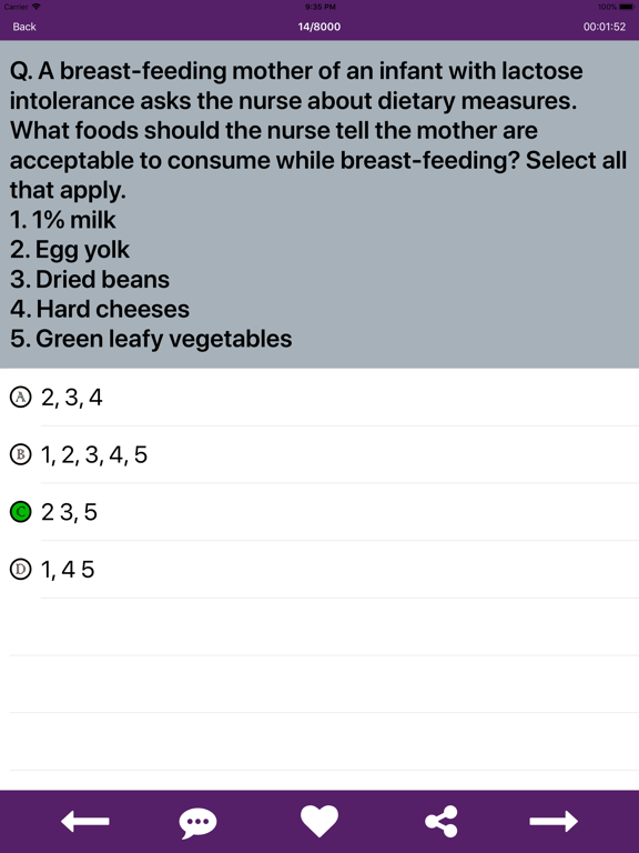 Nursing Quiz 10000+ Questions iPad screenshot 7 - Education app