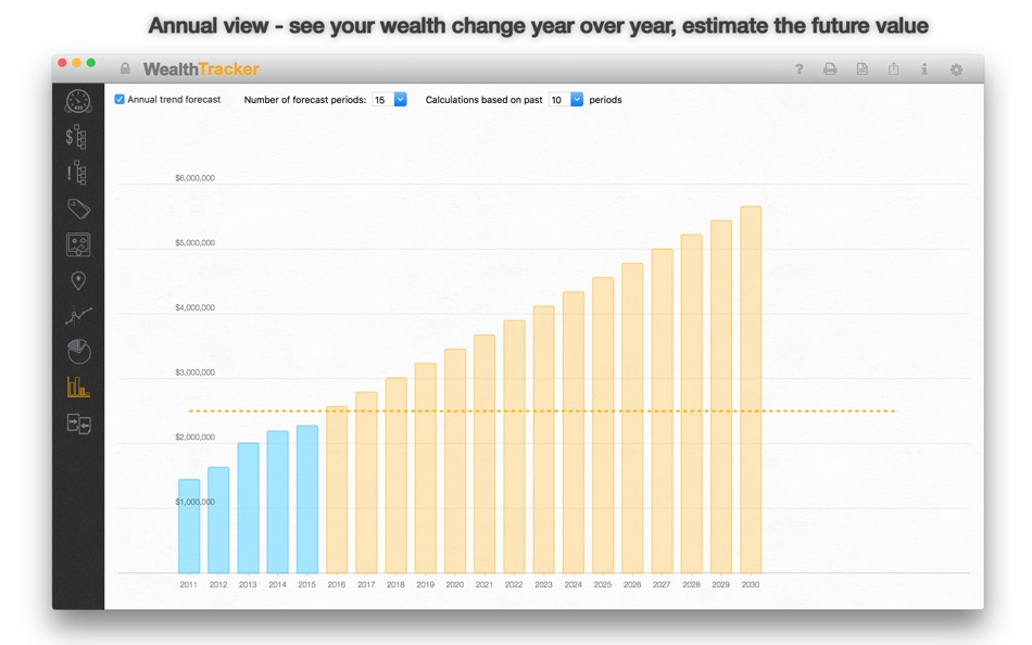 #7. Wealth Tracker (macOS) 由: Blue Plum Software Inc, The