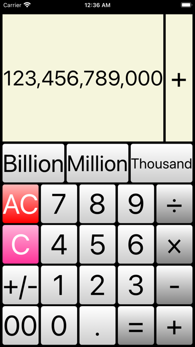 Easy Input Calculator F Screenshot