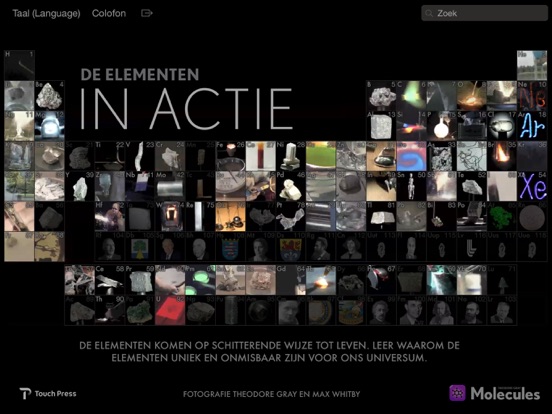 De Elementen in Actie iPad app afbeelding 1