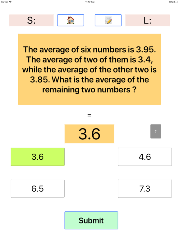 Maths A Day iPad screenshot 3 - Education app