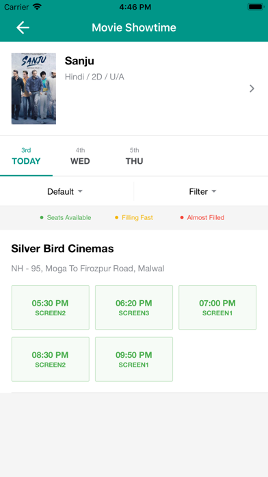 Screenshot #3 pour Silver Bird Cinemas