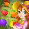 HAPPY FARM - HARVEST BLAST is a fun arcade game in which you act as a farmer and your goal is to collect all fruits and vegetables in the vegetable garden
