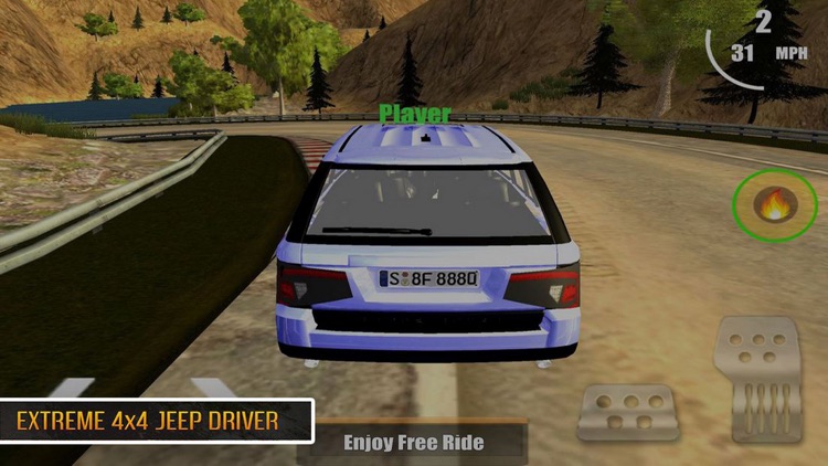 Hill Driving: 3D Jeep Simulato