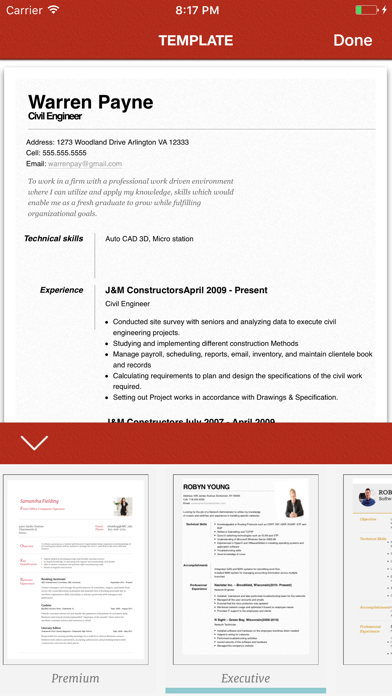FoxResume Pro Screenshot