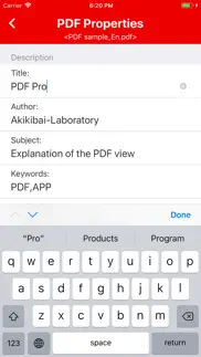pdf properties iphone screenshot 2